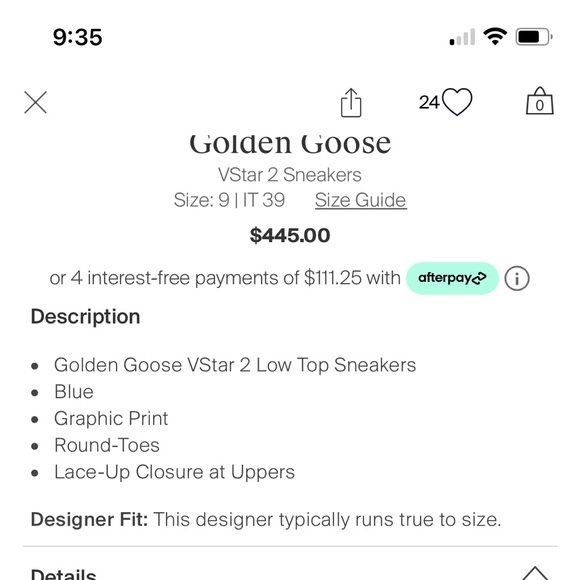 Golden Goose Vstar 2 low top sneakers - Picture 9 of 10